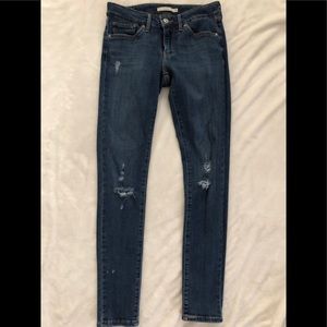 Super skinny Levi jeans